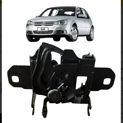 FECHADURA INFERIOR DO CAPO VW GOLF 99/13 ORIG IJ0823509F UNIVERSAL 20915