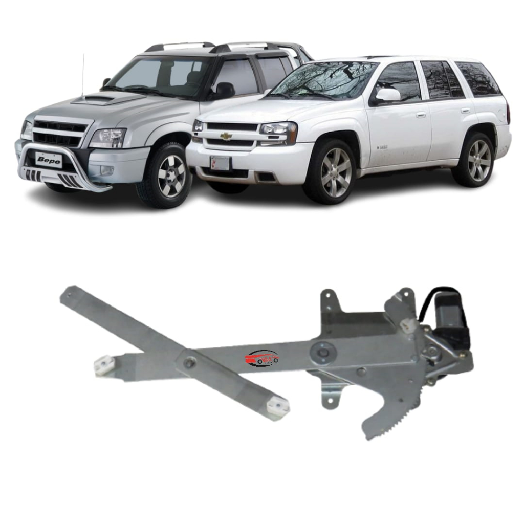 Elevador de Vidro Eletrico com motor Dianteira Lado Esquerdo Chevrolet Blazer 95 a 11 Blazer 95 a 11