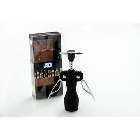 Saca Rolha Aço Inox Abridor de Vinho e Garrafas | Resistente e Prático Para Cozinha e Bar - AD