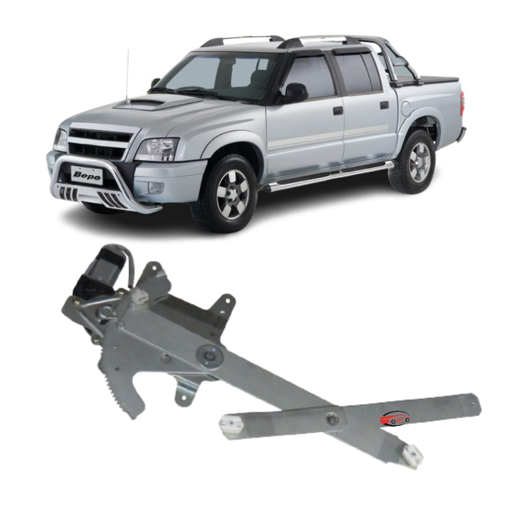 Elevador de Vidro Eletrico com motor Dianteira Lado Direito Chevrolet Blazer 95 a 11 Blazer 95 a 11