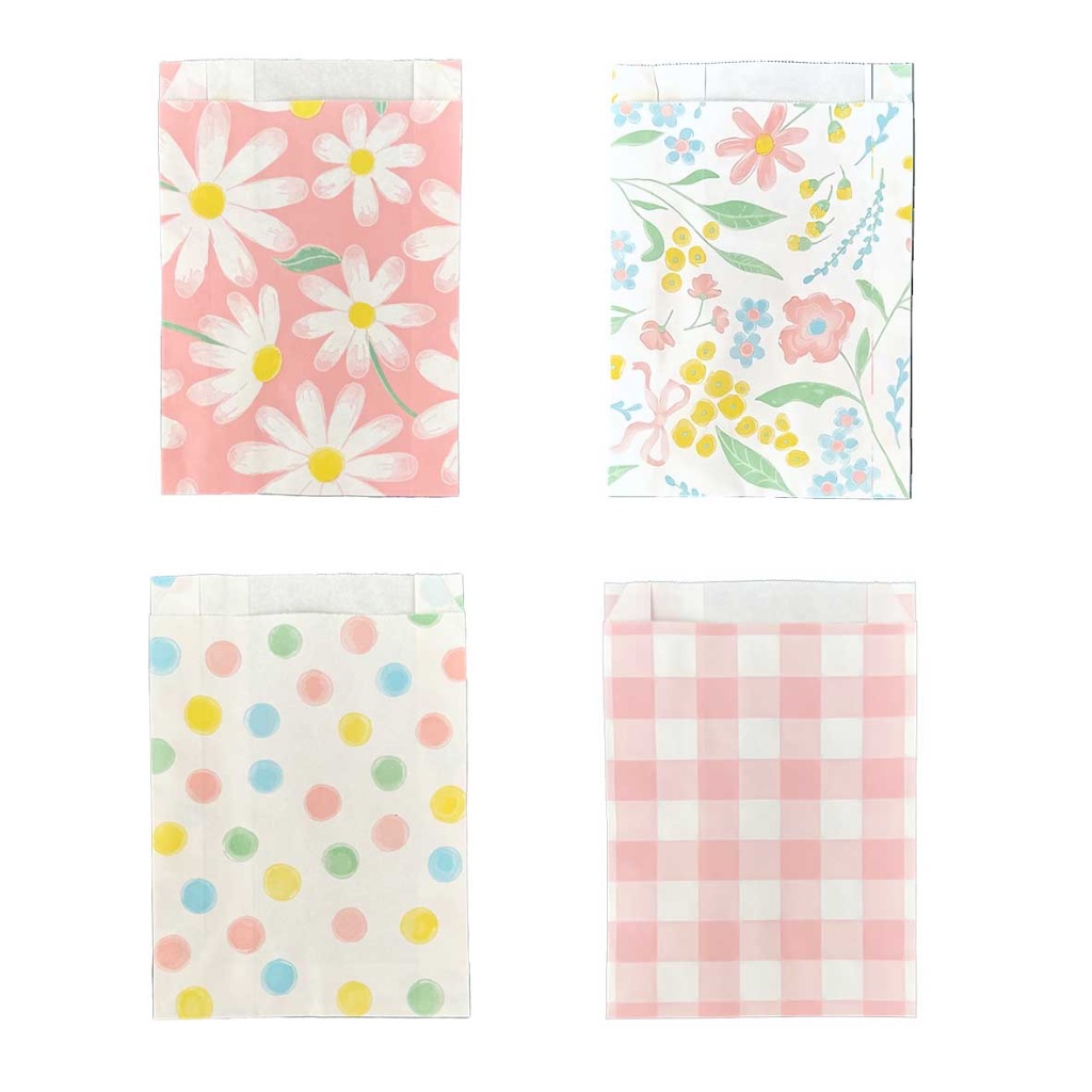 Saquinhos de Papel para Pipoca Estampados 20 un em Oferta na Shopee