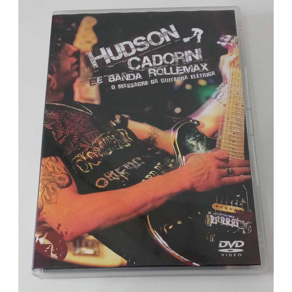 DVD Hudson Cadorini e Banda Rolemax - O Massacre da Guitarra Elétrica