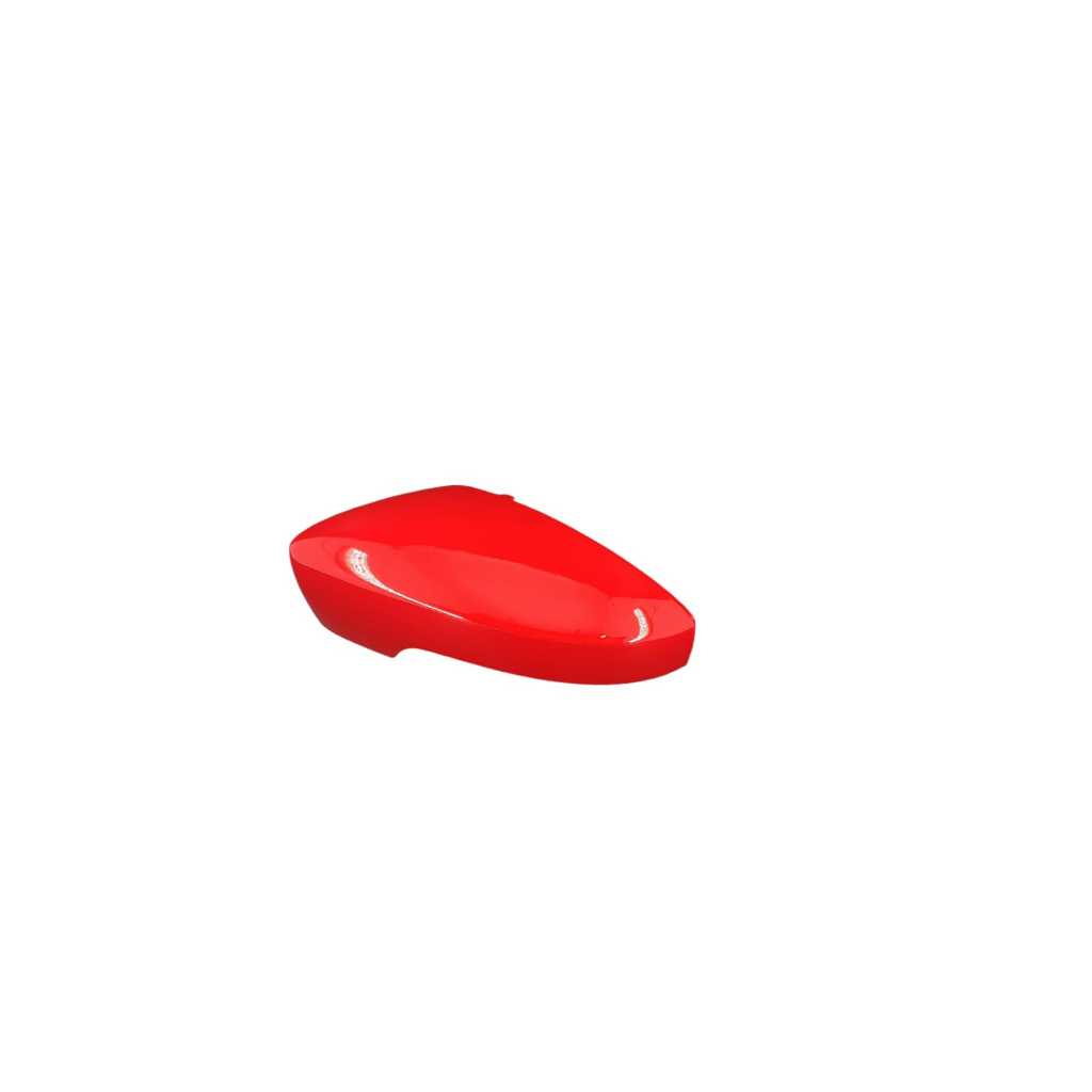 Capa Espelho Retrovisor Vw Spacefox 2015 2016 2017 2018 Lado Motorista Vermelho Tornado Modelo Pisca