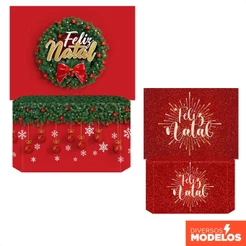 Painel de Natal E Capa De Mesa Decoração Natalina Sublimado Em Tecido Veste Fácil