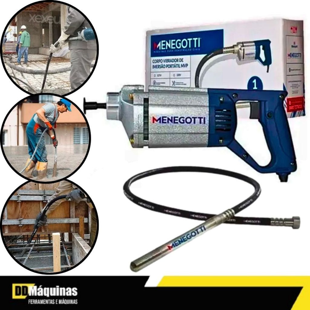 Corpo Vibrador de Imersão Portátil 110 Volts - Menegotti em Oferta na Shopee