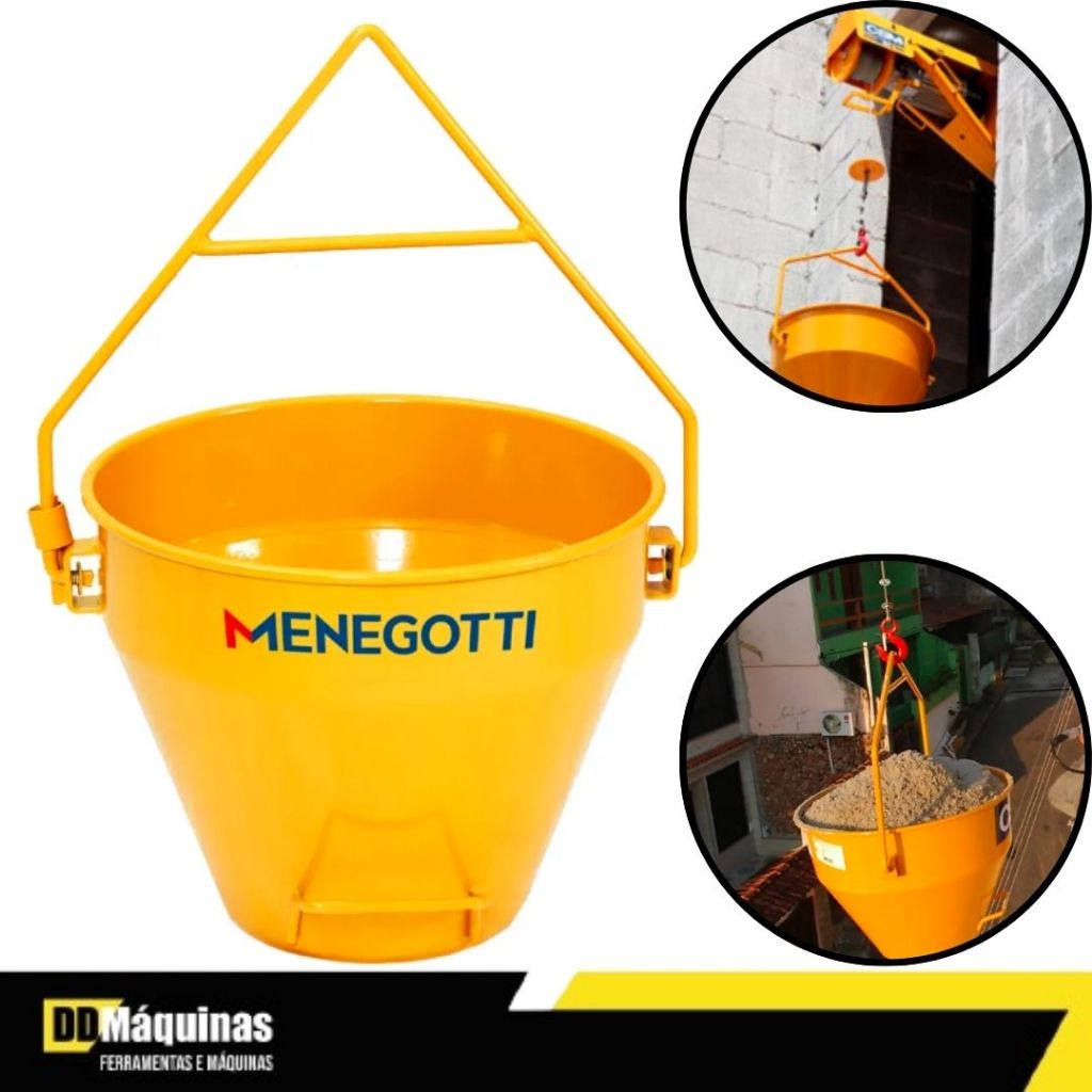 Balde 50 Litros para Guincho de Coluna - Menegotti em Oferta na Shopee