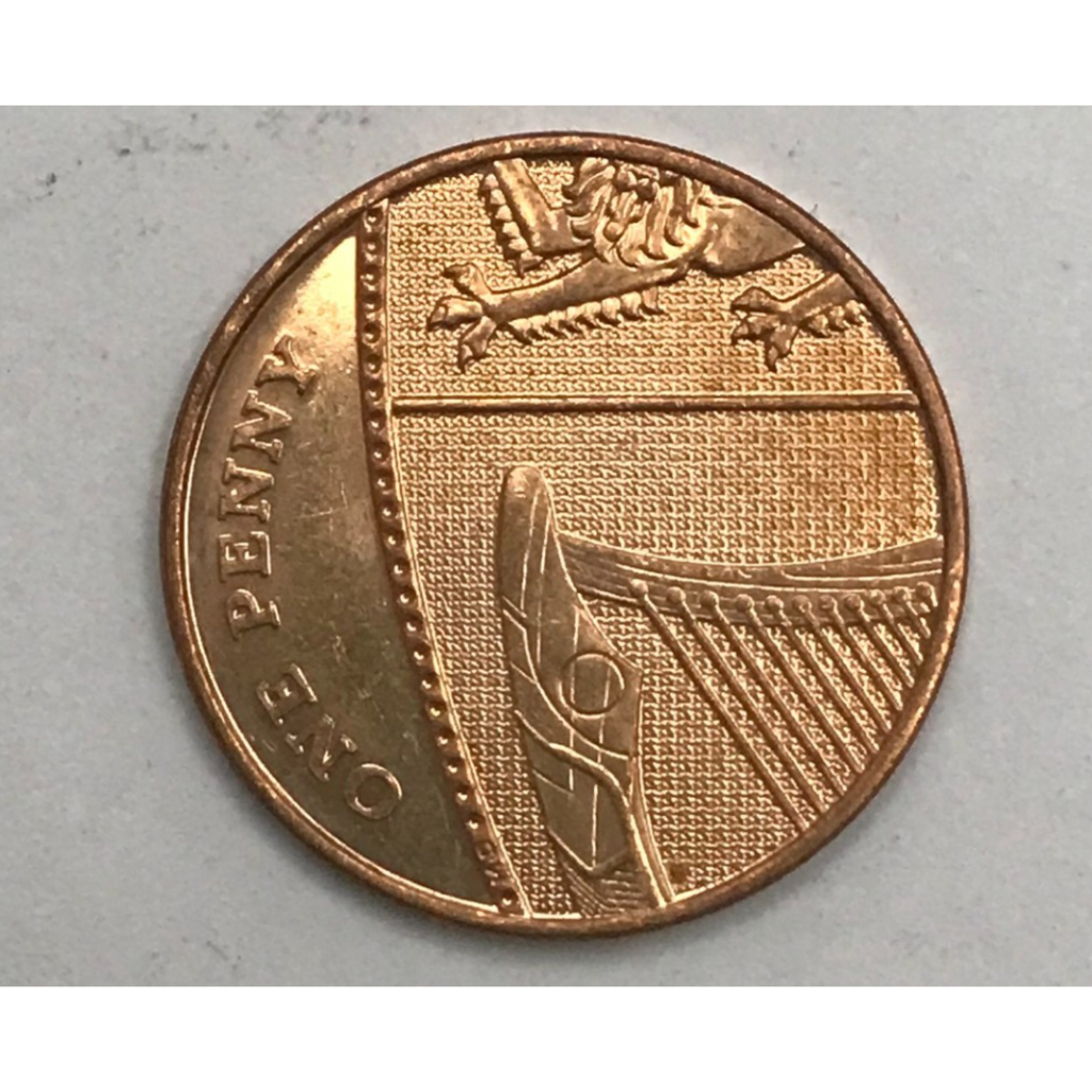Moeda do Reino Unido - One Penny - Ano: 2016