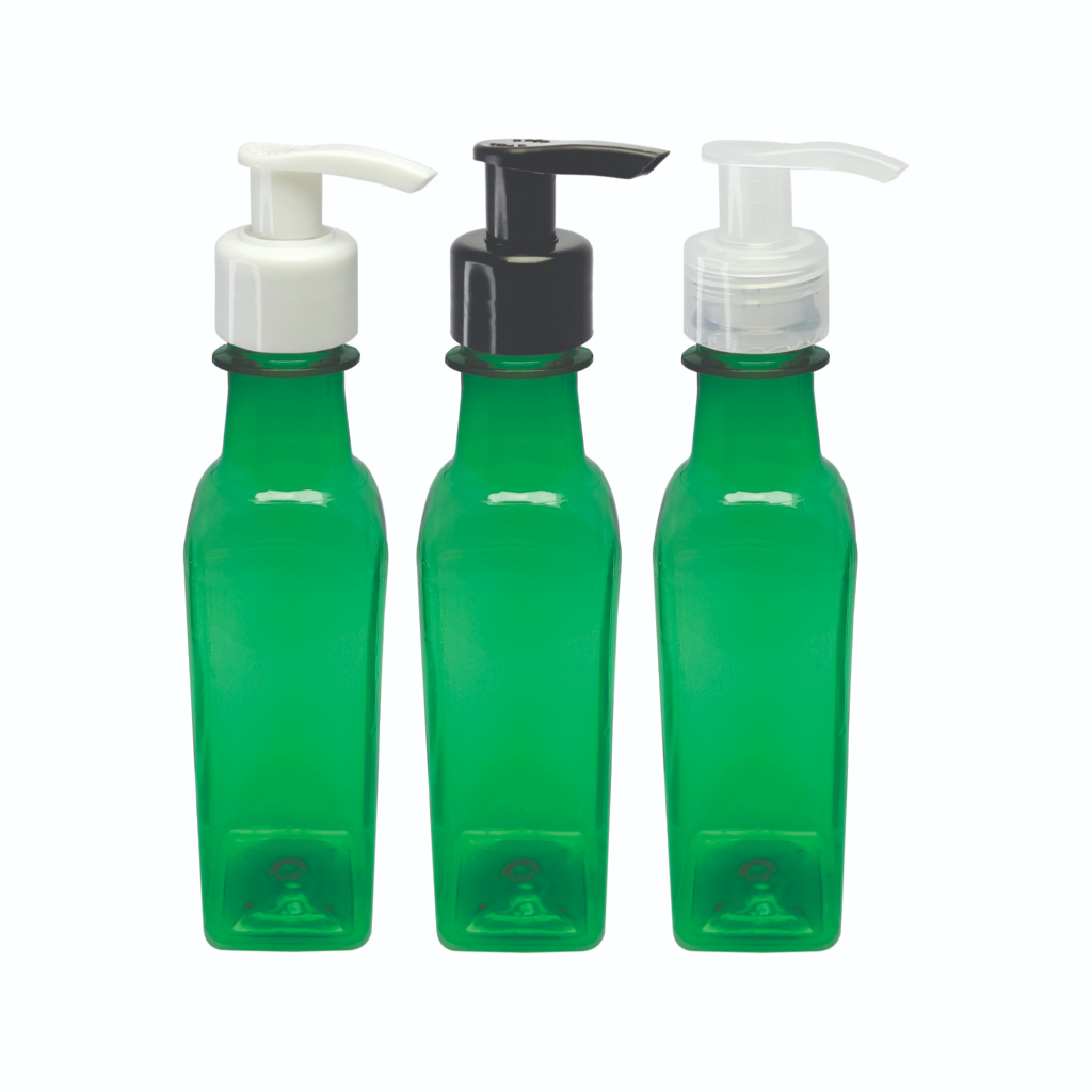 185 Frascos Plásticos Verde 250ml Válvula Bico Pato S Aze