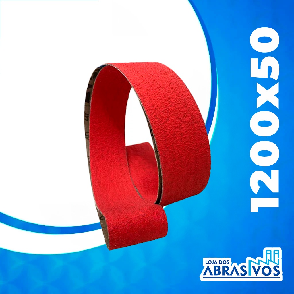 Cinta Lixa 1200x50 VSM Ceramics XK870X Escolha Grão Cinta Lixa P/ Cutelaria Lixa Cinta Cerâmica 1 Pç