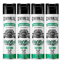 4 Aromatizante Automotivo Hot Rod Racing Centralsul 400ml