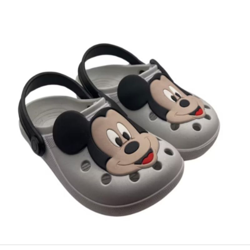 Sandália Infantil Masculino Babuche Para Menino Papete Mickey Mouse Confortável
