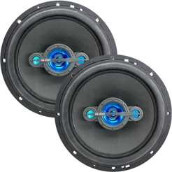 Par Alto Falante 6 Polegadas Quadriaxial Leson Ls6 200W Automotivo New Edition