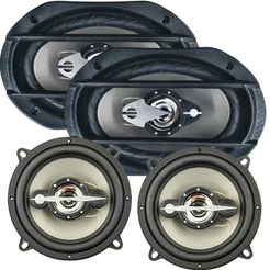 Kit Alto Falante 5 Polegadas + 6x9 Leson Ls5 340W 4 Ohms