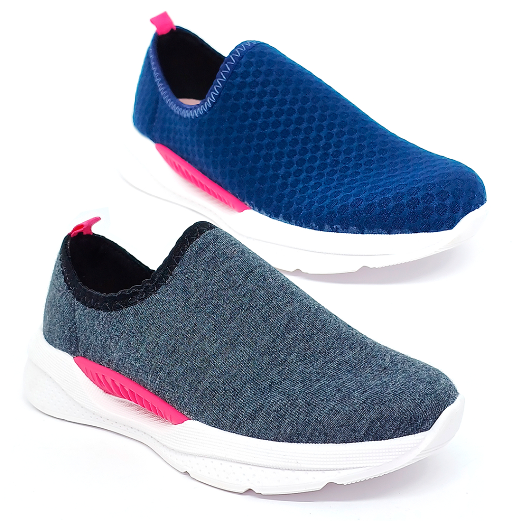 Tenis Molekinha Tecido Elástico Casual Menina 2573100