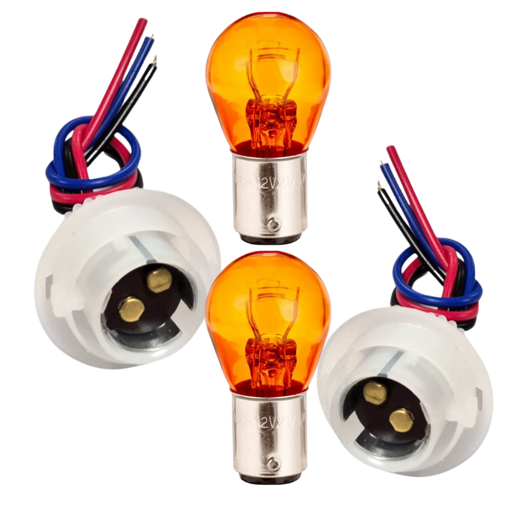 Par Chicote Soquete + Lâmpadas 2 Polo Ré Freio Lanterna Seta conjugada em Oferta na Shopee