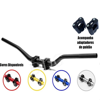Guidao Moto Esportivo Fat Bar + Adaptador Yamaha Xt Xtz Lander Ténéré Crosser LM RACE Original em Oferta na Shopee