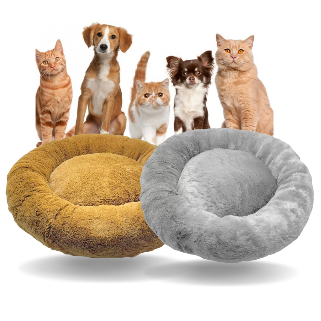 Caminha Pet Redonda de Pelúcia Tamanho Gigante 75cm Cachorro Médio Grande Pelúcia Fofinha Quentinha em Oferta na Shopee