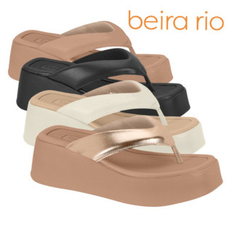 Tamanco Feminino Beira Rio Plataforma Leve Chinelo Dedo em Oferta na Shopee