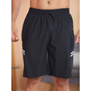 O vendedor recomenda shorts esportivos masculinos/tecido de secagem rápida/elastano/secagem rápida/bolsos com zíper. em Oferta na Shopee