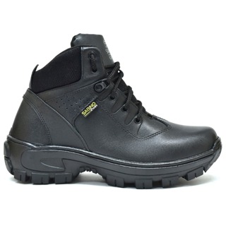 Coturno SS Masculino e feminino Preto Com C.A e biqueira PVC em Oferta na Shopee