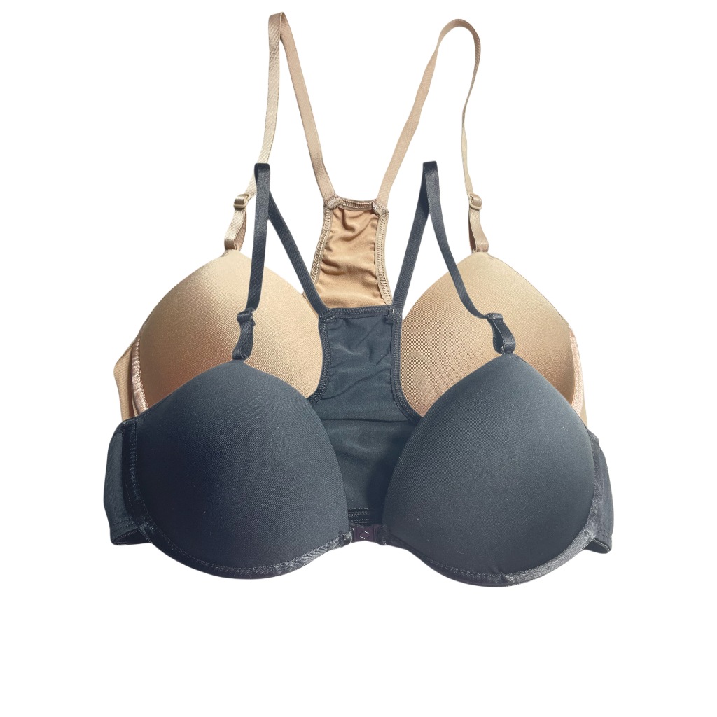 KIT COM DOIS Sutiã Nadador com bojo, fecho frontal - Sutian - Soutien - Sutia 0214 em Oferta na Shopee