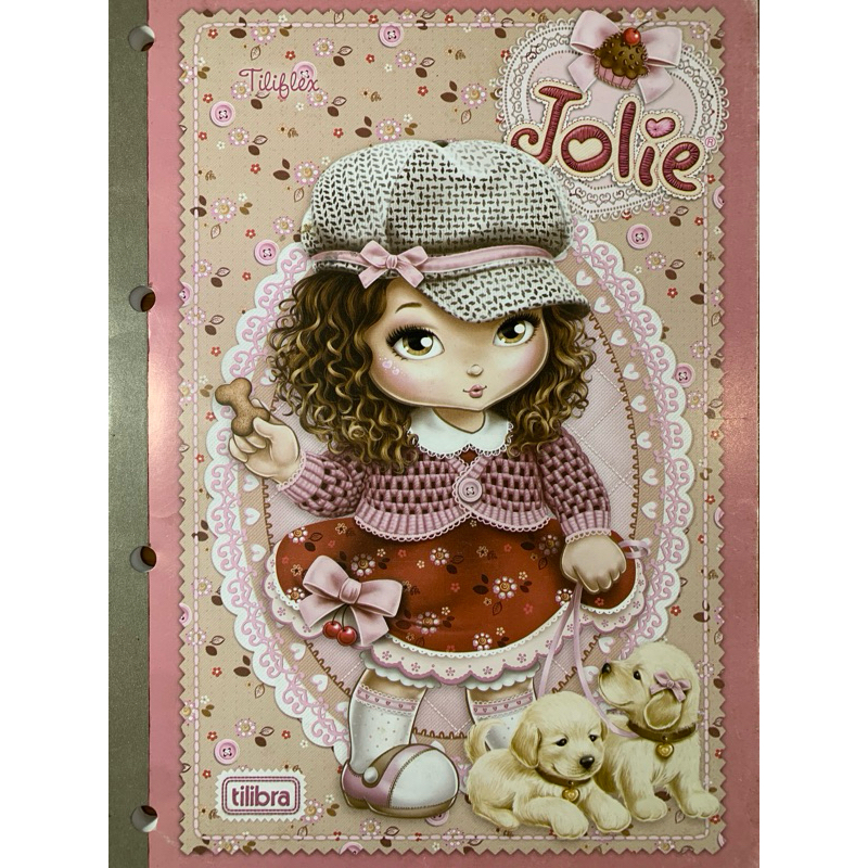Refil de Folha de Fichário Jolie Vintage Fofo