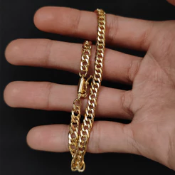Pulseira Grumet 5mm Diamantado 100% Moeda Antiga