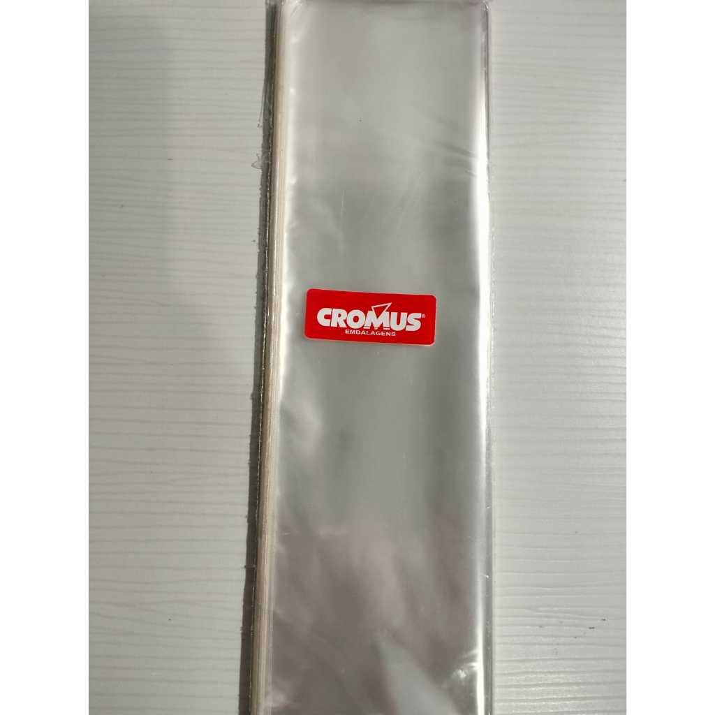 Saco de Celofane transparente Cromus para Presente 7x25cm 100un.