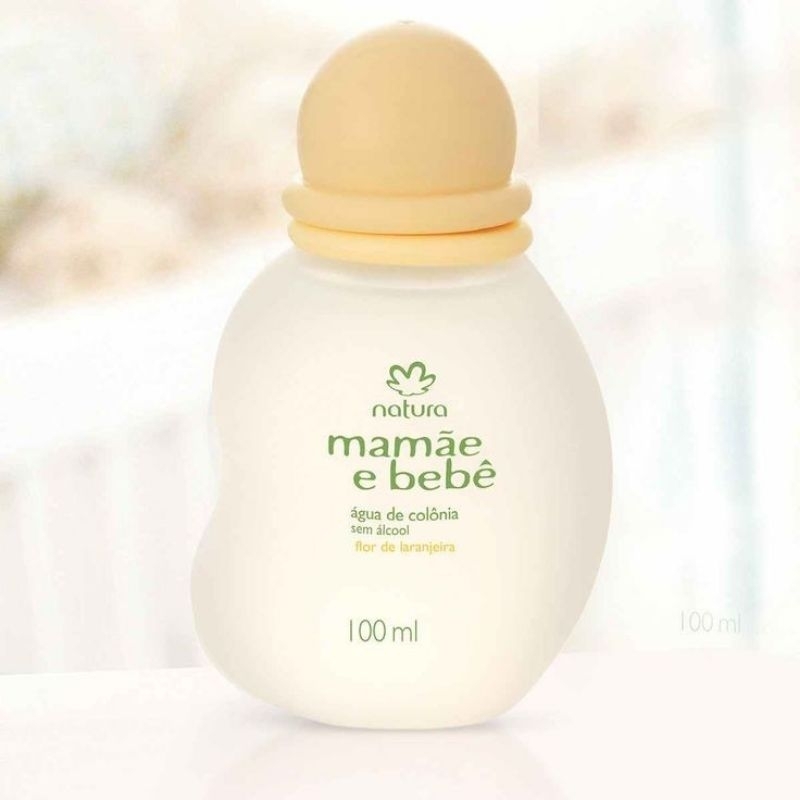 Água de Colônia Mamãe Bebê Natura  Flor de Laranjeira 100ml