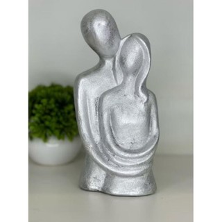 Estátua Escultura Estatueta Casal Abraçados Minimalista Decorativo luxo em Oferta na Shopee