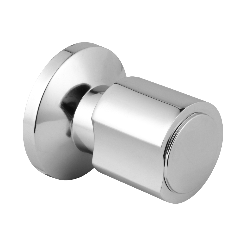 Acabamento Registro Chuveiro e Geral C40 Metal e ABS Cromado Deca/Meber 16 estrias