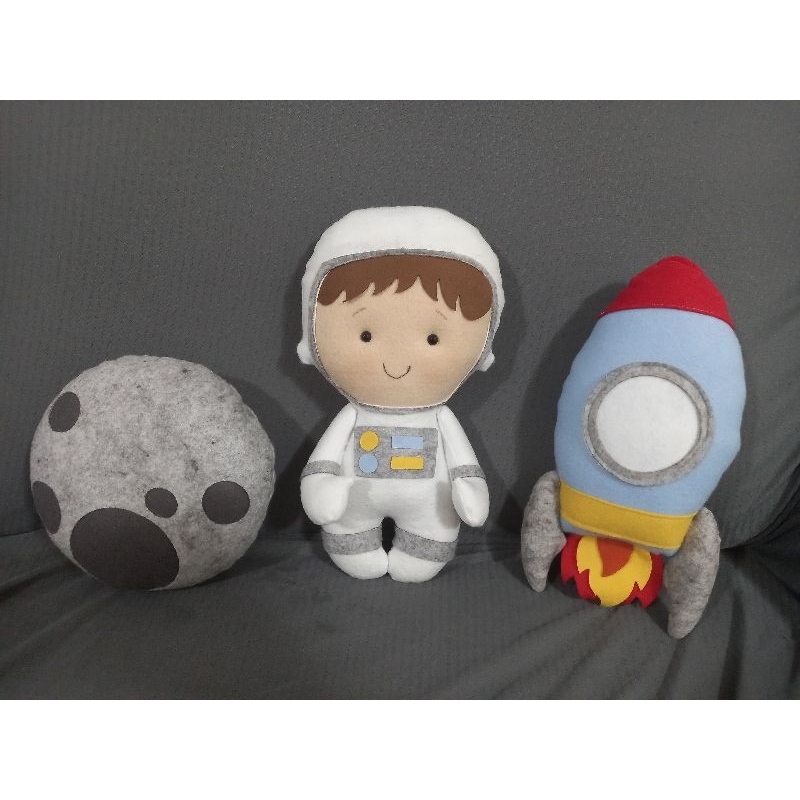 almofada astronauta kit nicho ou prateleira em Oferta na Shopee