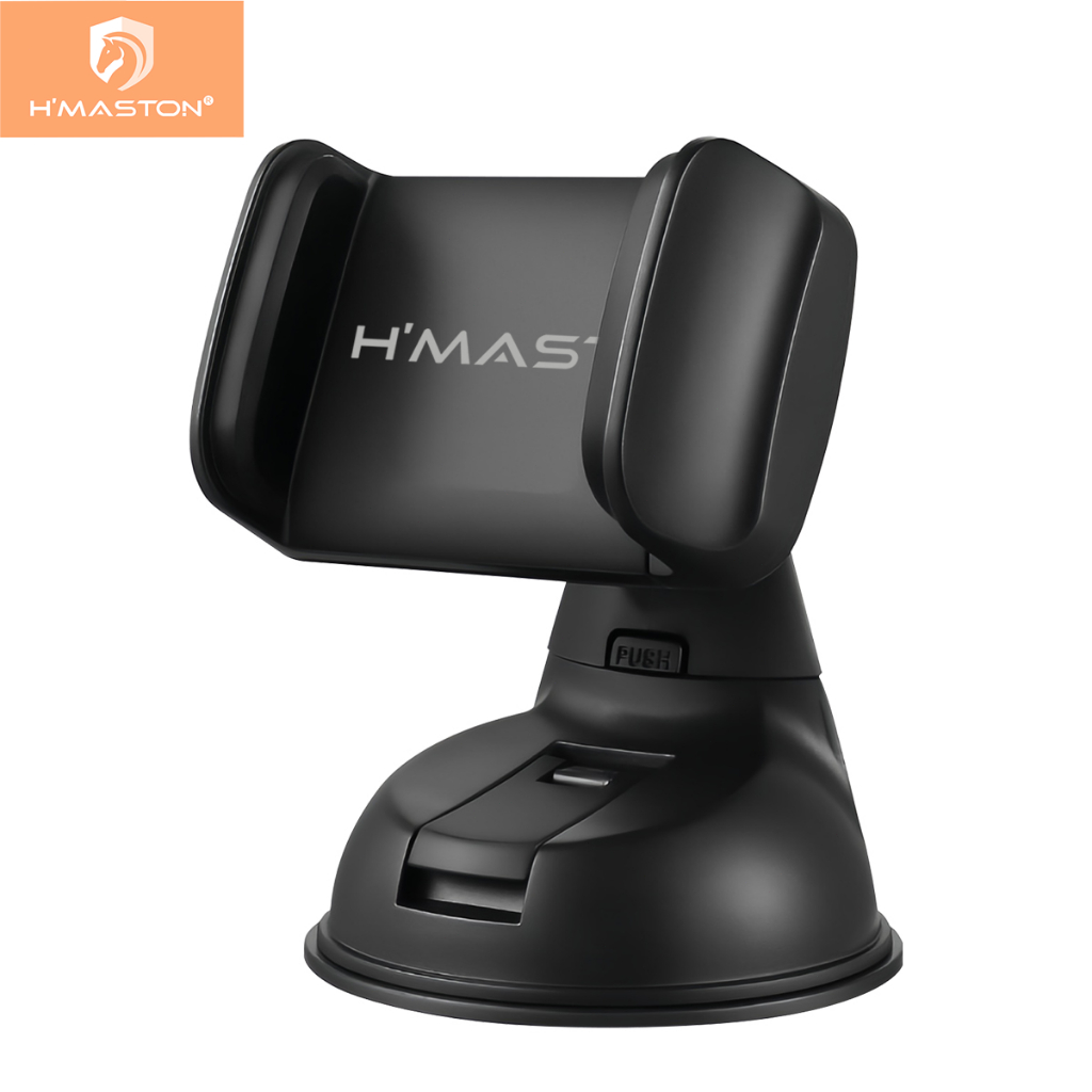 H'Maston CJ-10 Suporte Celular Veicular Carro Trava Ventosa Painel Vidro - Mobile & Gadgets