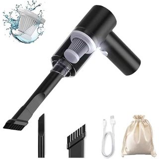 Mini Aspirador De pó Portátil Automotivo Carro Multifunciona Doméstico Sem Fio USB Recarr…
