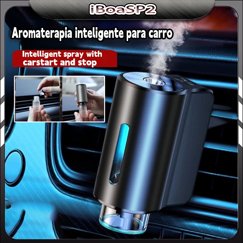 Difusor De Óleo Essencial Para Carros , 3 Modos Ajustáveis Inteligente Com Clip De Ventilação Recarregável em Oferta na Shopee