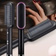 Escova Alisadora Secadora Seca Alisa E Modela Cabelo Comb,Hidrata,Modela,Alinha e Anti-Frizz Preto