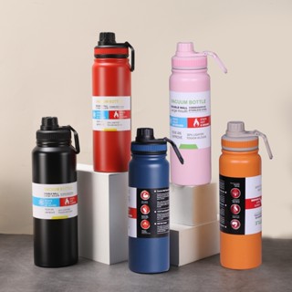 Garrafa Térmica 800ml garrafa espacial Quente & Frio Com Isolamento Térmico De Grande Capa...