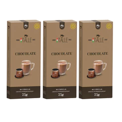 Chocolate Cápsulas Compatíveis Nespresso Café Italle 3 Caixas