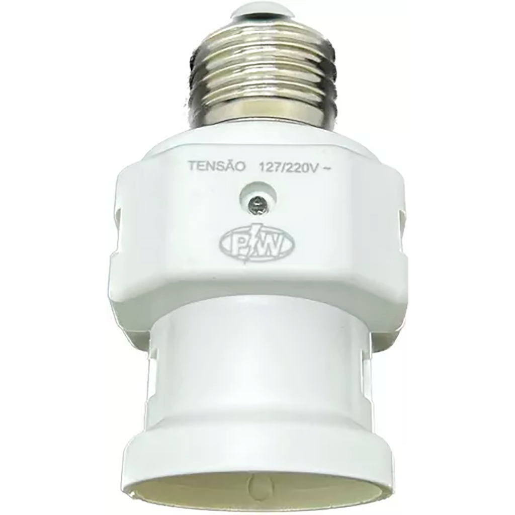 Sensor De Presença Com Fotocélula Soquete E27 BI PW em Oferta na Shopee