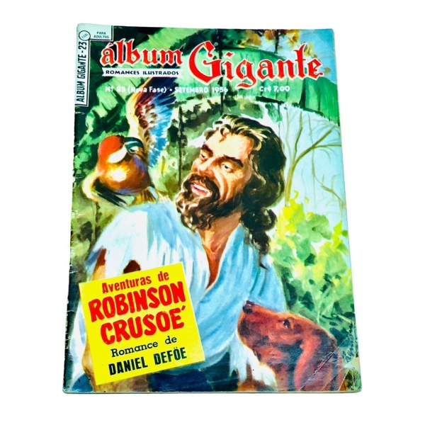 Hq Álbum Gigante Aventuras Robinson Crusoé Vol 23 1956 Ebal