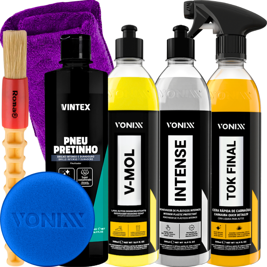 Kit Shampoo V-Mol Cera Tok Final Revitalizador Intense Vonixx Pretinho Vintex em Oferta na Shopee
