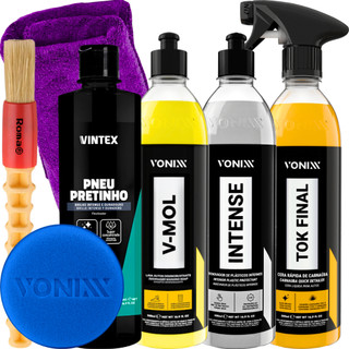 Kit Shampoo V-Mol Cera Tok Final Revitalizador Intense Vonixx Pretinho Vintex em Oferta na Shopee