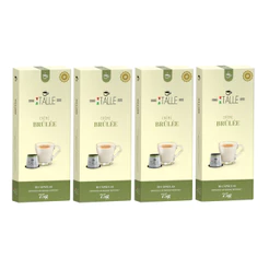 Capsulas Baunilha Nespresso Chocolate Creme Brulee Café Italle kit 40 Und