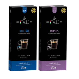 Cápsula Café Nespresso Compatível Café Italle 20 Und em Oferta na Shopee