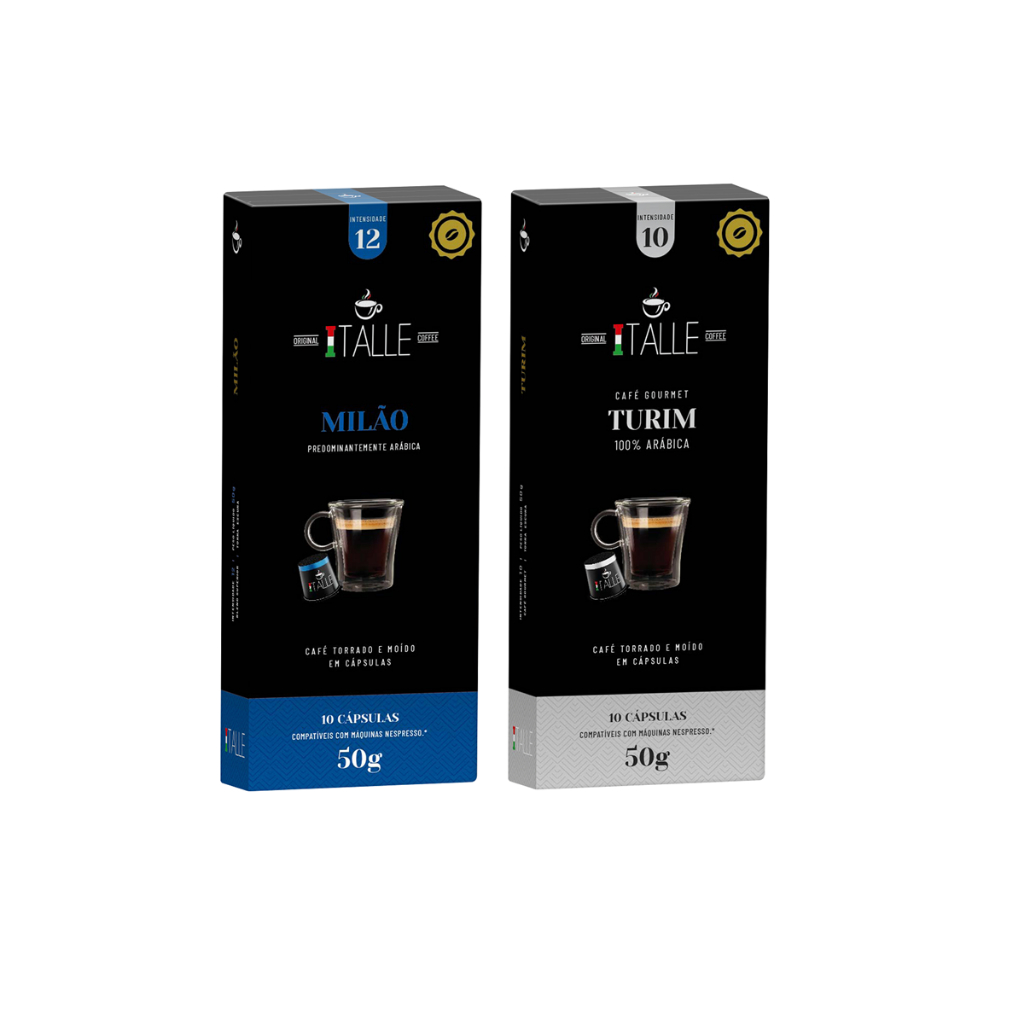Cápsula Café Nespresso Compatível Café Italle 20 Und em Oferta na Shopee