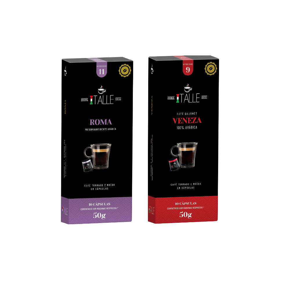 Cápsula Café Nespresso Compatível Café Italle 20 Und em Oferta na Shopee