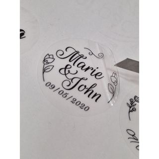 Etiquetas Adesivas Personalizadas Vinil Transparente | Adesivo Personalizado em Oferta na Shopee