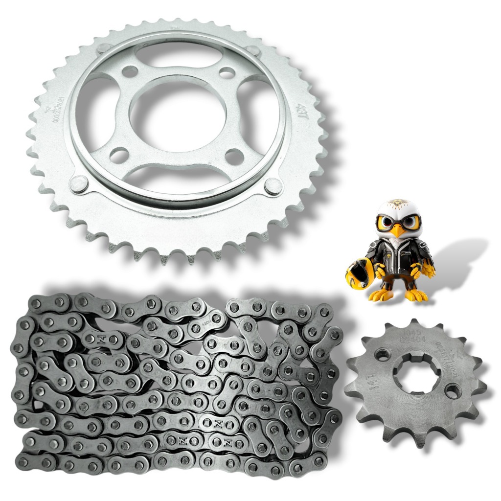 Kit Relação Transmissão Cg Today 125 Titan 83/99 1045