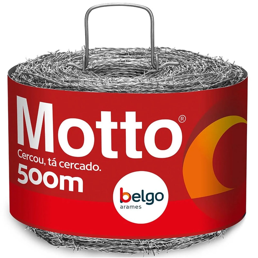 ARAME FARPADO 1,60MM 500M MOTTO - BELGO BEKAERT