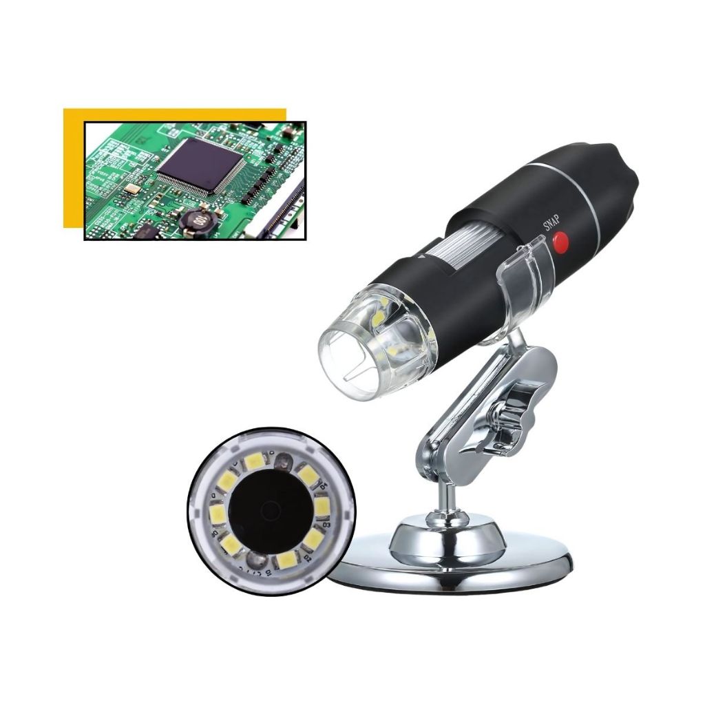 Microscópio Zoom 1000x CAM 2.0 Mp Profissional Digital Usb